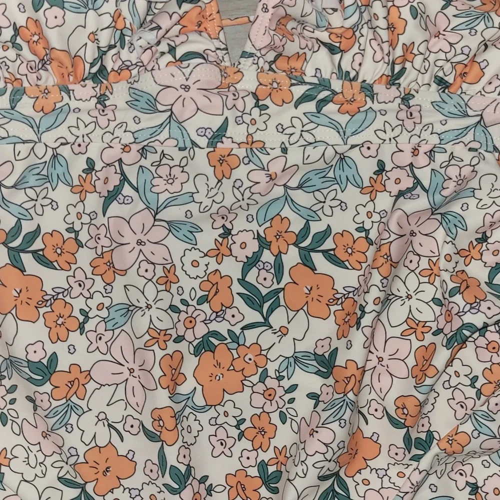 NWOT Cupshe 1 Piece Floral Print Size XXL Firm - Picture 3 of 7